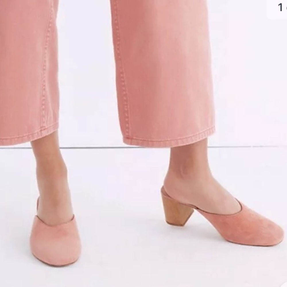 MADEWELL Miya Mule Rose Pink 9.5